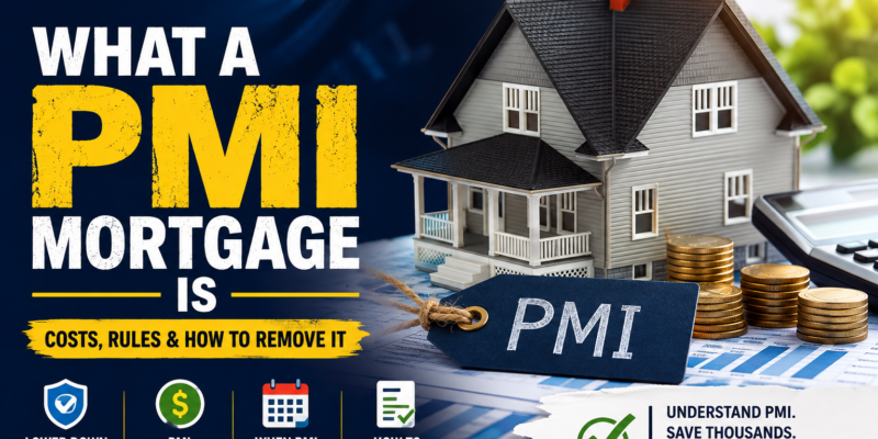 What a PMI mortgage is, private mortgage insurance costs, and how to remove PMI on a conventional home loan | FinanceIQPro