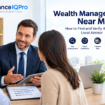 Wealth management near me guide showing how to find and verify a local financial advisor