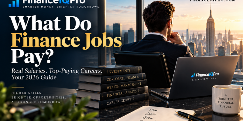 What do finance jobs pay? U.S. finance salaries and highest-paying finance careers in 2026 | FinanceIQPro