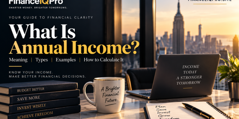What is annual income explained with examples, types of income, salary, and annual income calculation for better financial planning.
