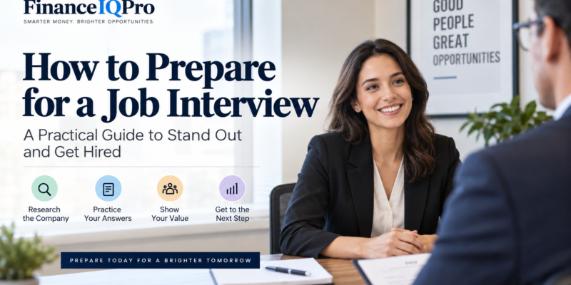 How to prepare for a job interview: practical tips to stand out and get hired | FinanceIQPro