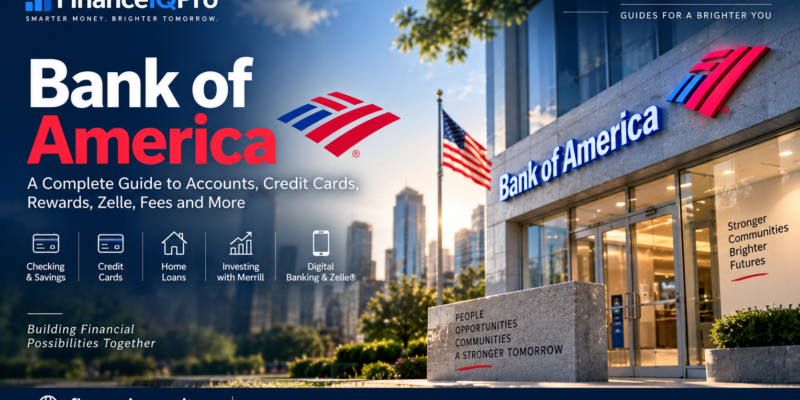 Bank of America guide to accounts, credit cards, rewards, Zelle, fees and online banking | FinanceIQPro